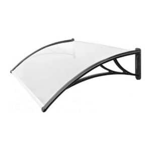 Alero transparente de policarbonato 150 x 100 cm