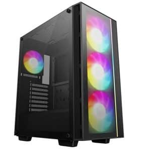 Gabinete Gamer DeepCool MATREXX55 V4 Gaming 3 fans de 140mm + 1 fan de 120mm ARGB