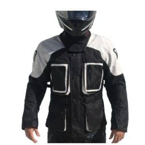 Campera para MOTO Gris y Negra Protector Talle L,XL,2XL,3XL