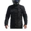 Campera para MOTO Negra con Protectores Talle L,XL,2XL,3XL
