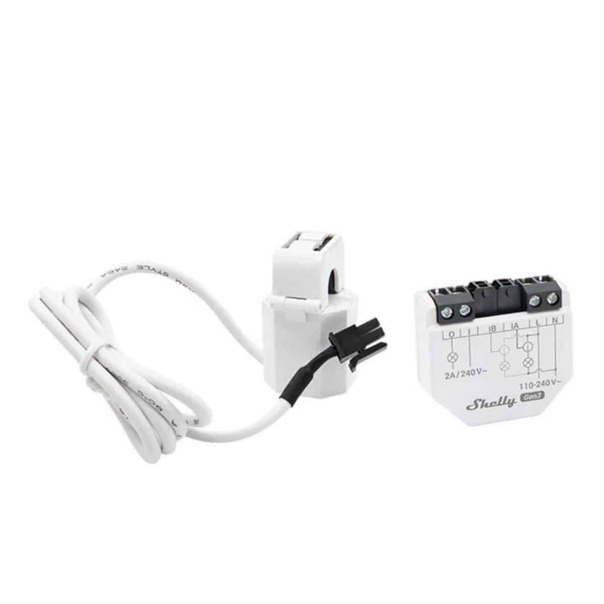 Medidor monofasico Shelly EM Gen3 Clip 50A Wi-fi