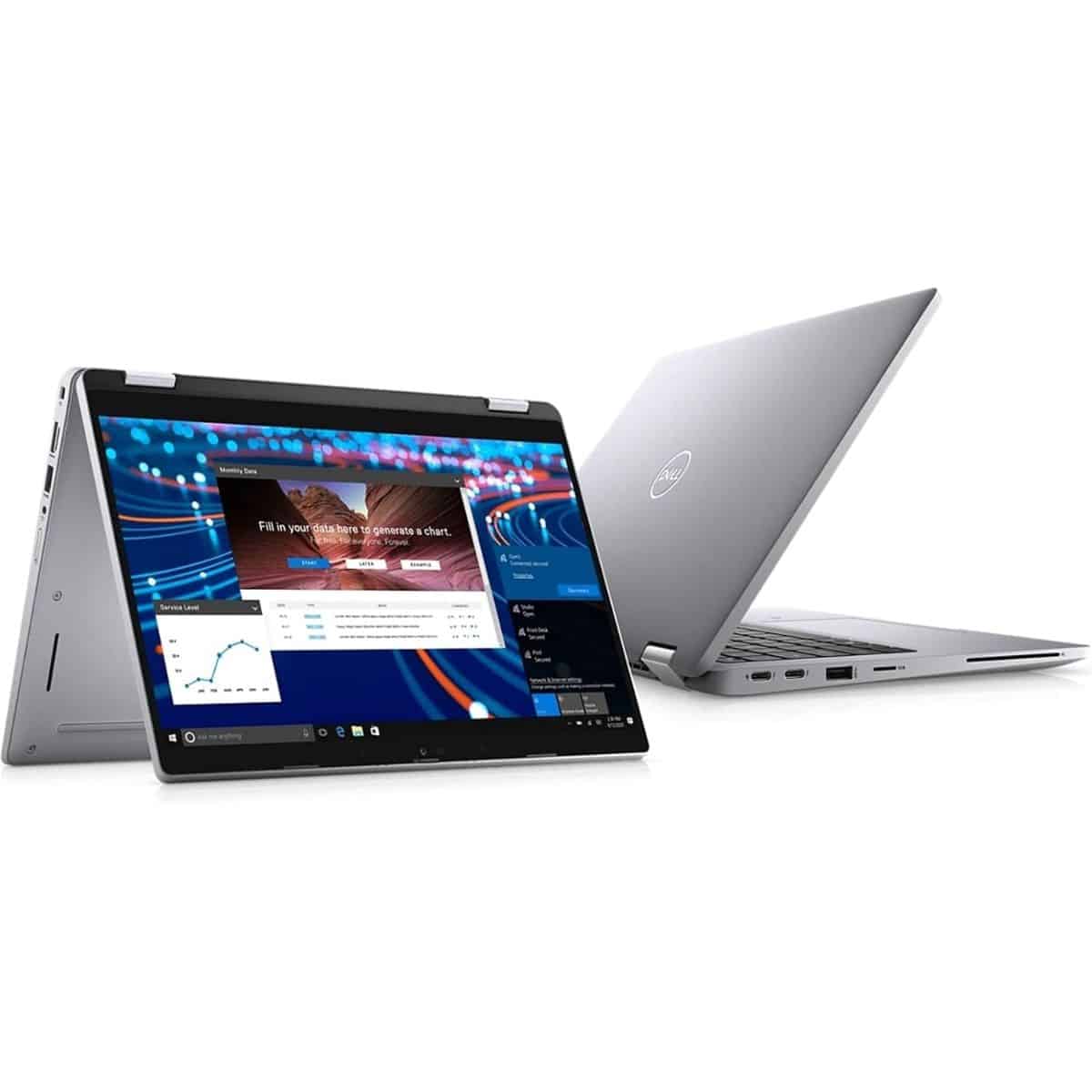 Notebook Dell Latitude 5320 2-IN-1 Core™ i5-1145G7 128GB SSD 8GB 13.3" (1920x1080) TOUCHSCREEN WIN10 Pro Backlit Keyboard TITAN GRAY. 90 Day Warranty - DE53202IN1-I5-8-128-R