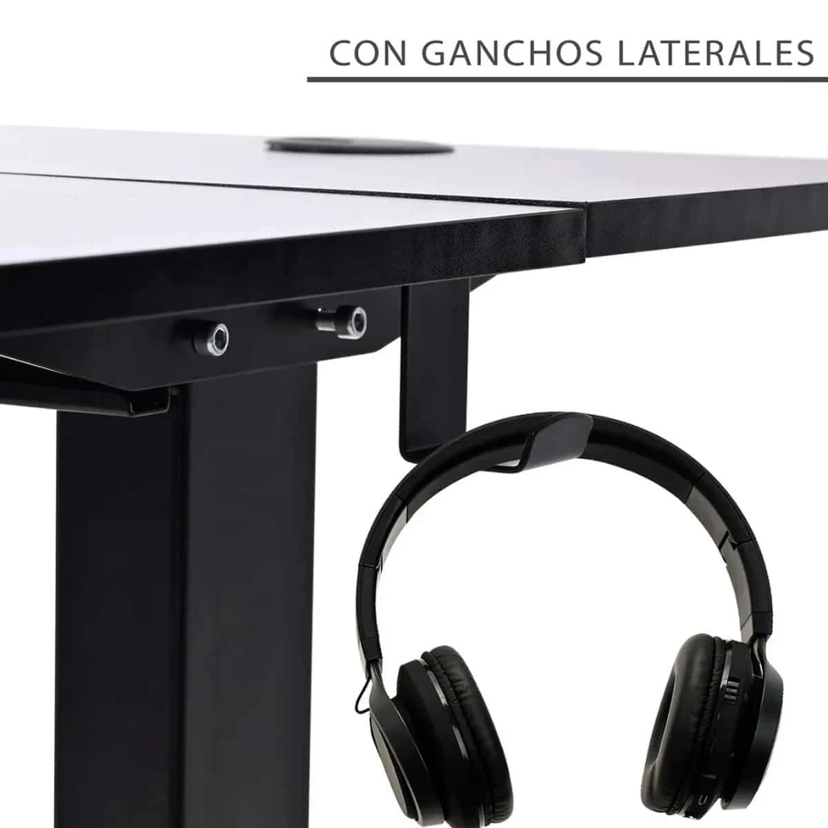 Copia - Escritorio Eléctrico Gamer Ergonómico Con Altura Ajustable - NEGRO