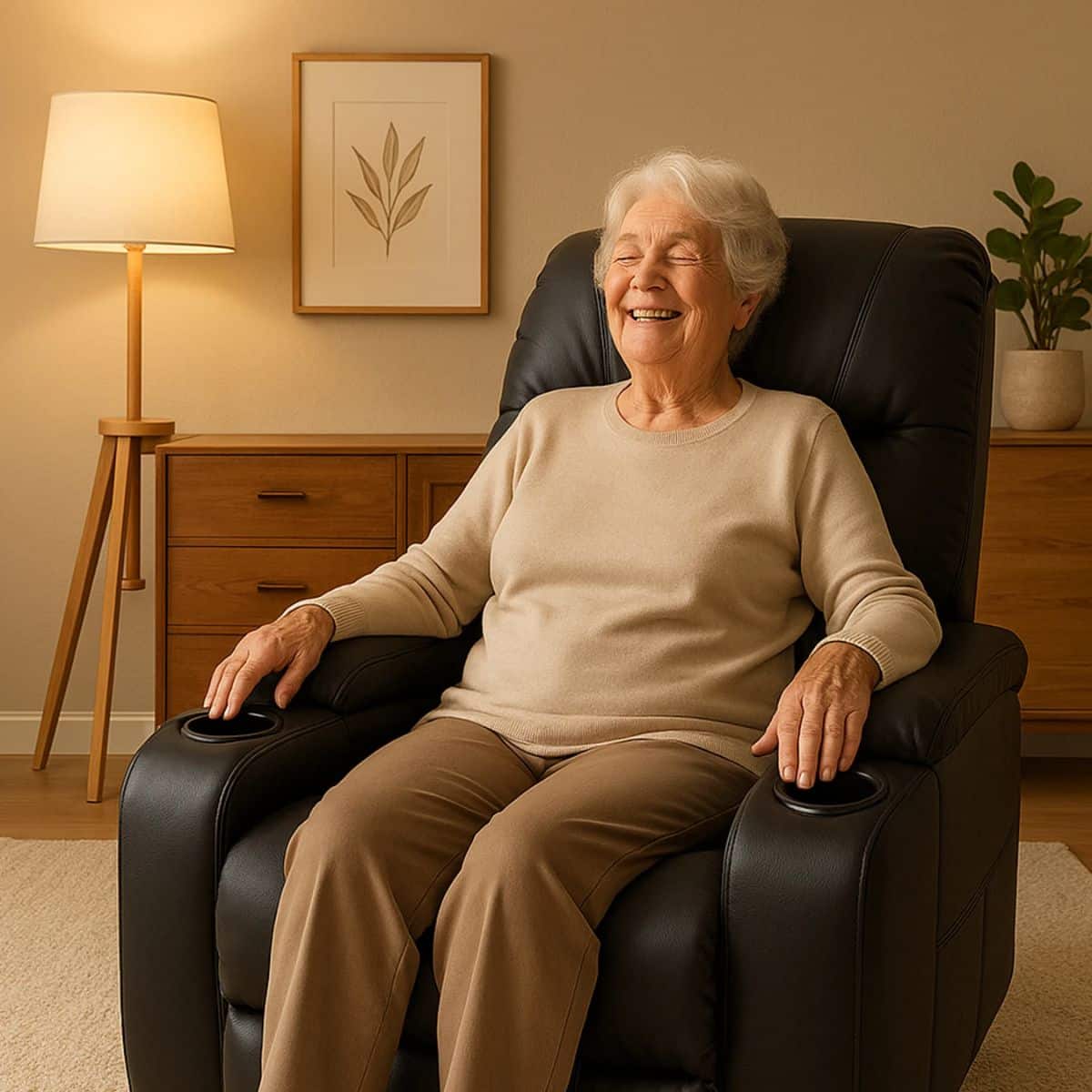 Sillón Masajeador Eléctrico Reclinable Con Control Remoto