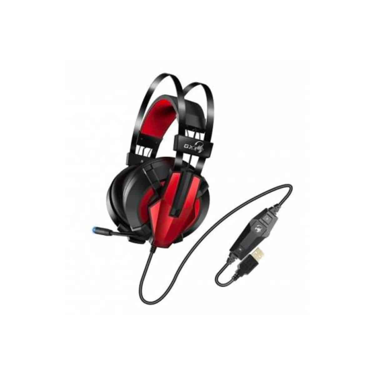 Auricular Audifono Gamer 7.1 Genius G710V negro c/microfono