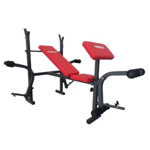 Banco de pecho Randers con soporte para barra y scott