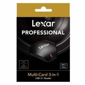 Lector Lexar Multi-Card 3 en 1 SD/microSD USB 3.1 RW500