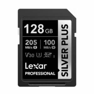 Memoria SDXC Lexar Pro 128GB Silver Plus - hasta 205 MB/s