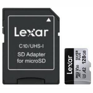Memoria microSDXC Lexar Pro 128GB Silver Plus - 205 MB/s