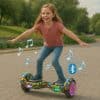 Patineta Eléctrica Hoverboard BT c/Rodilleras -Azul Nebulosa