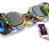 Patineta Eléctrica Hoverboard BT c/Rodilleras -Azul Nebulosa