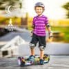 Patineta Eléctrica Hoverboard BT c/Rodilleras -Rosa Nebulosa