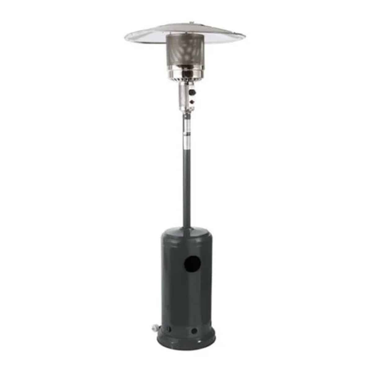 Calefactor Exterior de Gas con Regulador de Llama BLACK