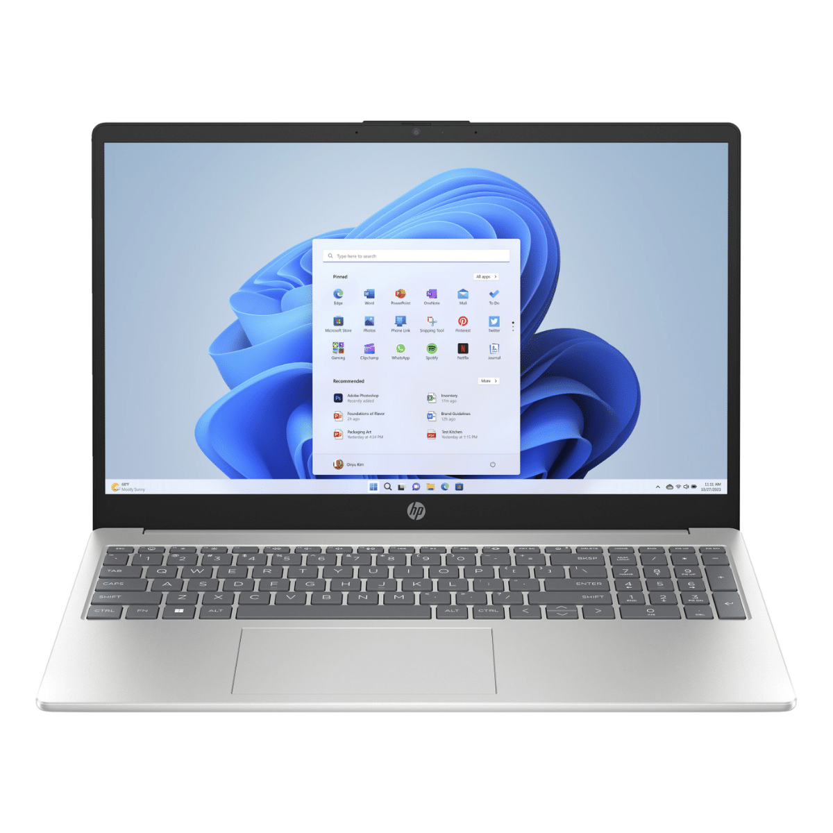 Copia - Notebook HP 15-FD0075TG Core™ i5-1335U 3.4GHz 512GB SSD 8GB 15.6" (1920x1080) BT WIN11 Webcam NATURAL SILVER