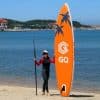 Copia - Tabla De Surf Stand Up Paddle Inflable Gq Sw 3.35mts + Acc Celeste