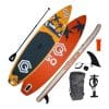 Copia - Tabla De Surf Stand Up Paddle Inflable Gq Sw 3.35mts + Acc Celeste