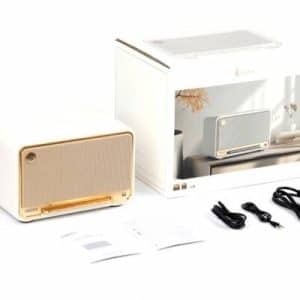 Parlante Portatil Edifier D32 Retro Blanco bluetooth