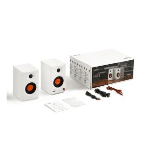 Parlantes Edifier MR3 de estudio blancos bluetooth