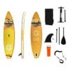 Copia - Tabla De Surf Stand Up Paddle Inflable Gq Sw 3.35mts + Acc Celeste