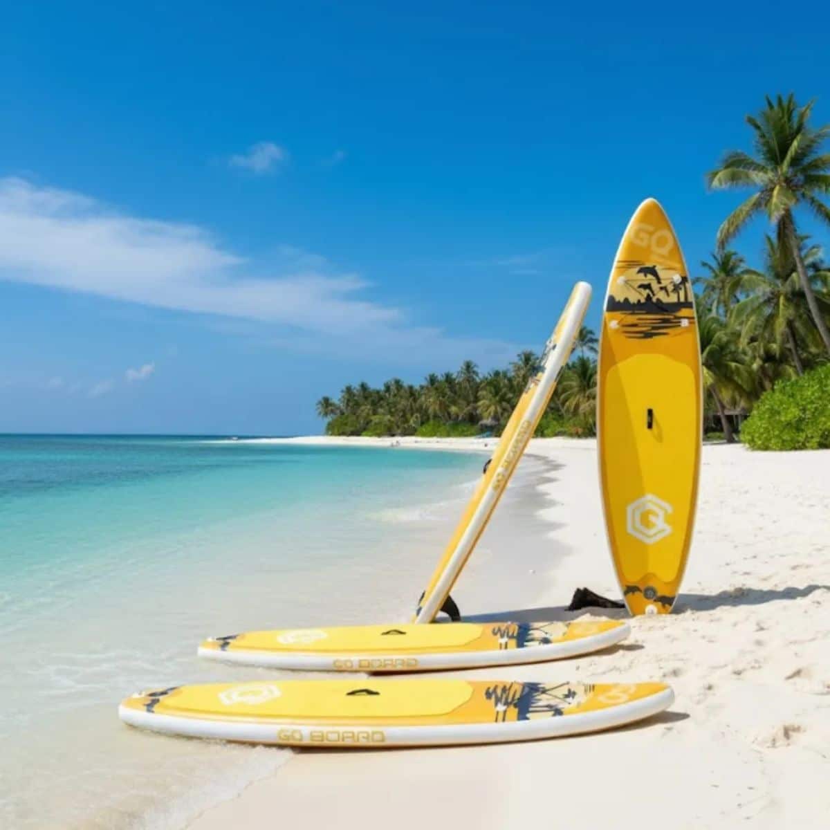 Copia - Tabla De Surf Stand Up Paddle Inflable Gq Sw 3.35mts + Acc Celeste