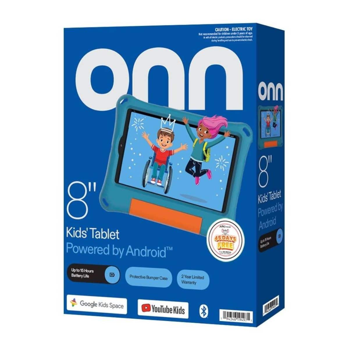 Copia - Tablet Onn Kids de 8" 3GB Ram 32GB Rom Android 14 Rosa