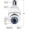 Camara Seguridad Lampara Espia Wifi 5g Panorámica 1080 Audio