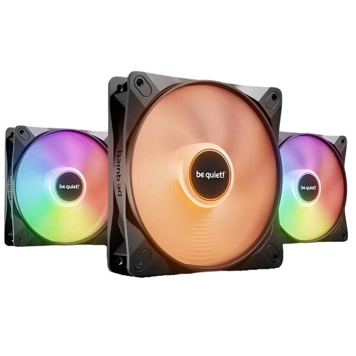 Copia - Fan Gamer be quiet! Light Wings LX 120mm PWM HS - Gran rendimiento e iluminación RGB