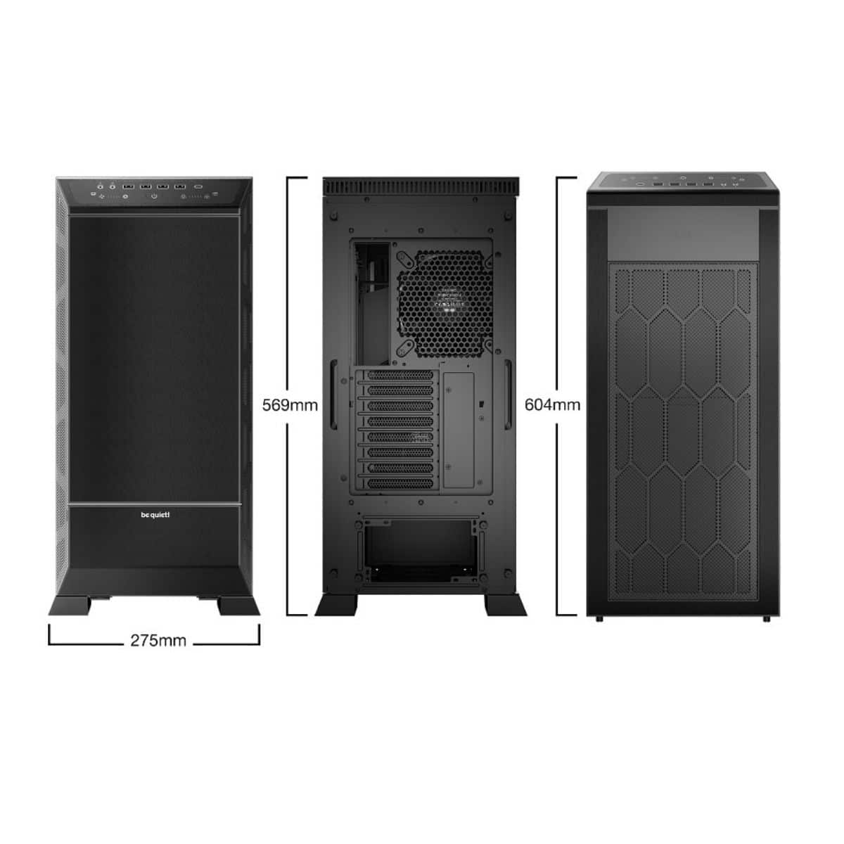 Copia - Gabinete Gamer be quiet! Dark Base Pro 701 Blanco - Máximo flujo de aire y practicidad
