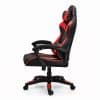 Copia - Silla Gamer Ergonómica Cuero Sintético Masaje Lumbar negro y blanca