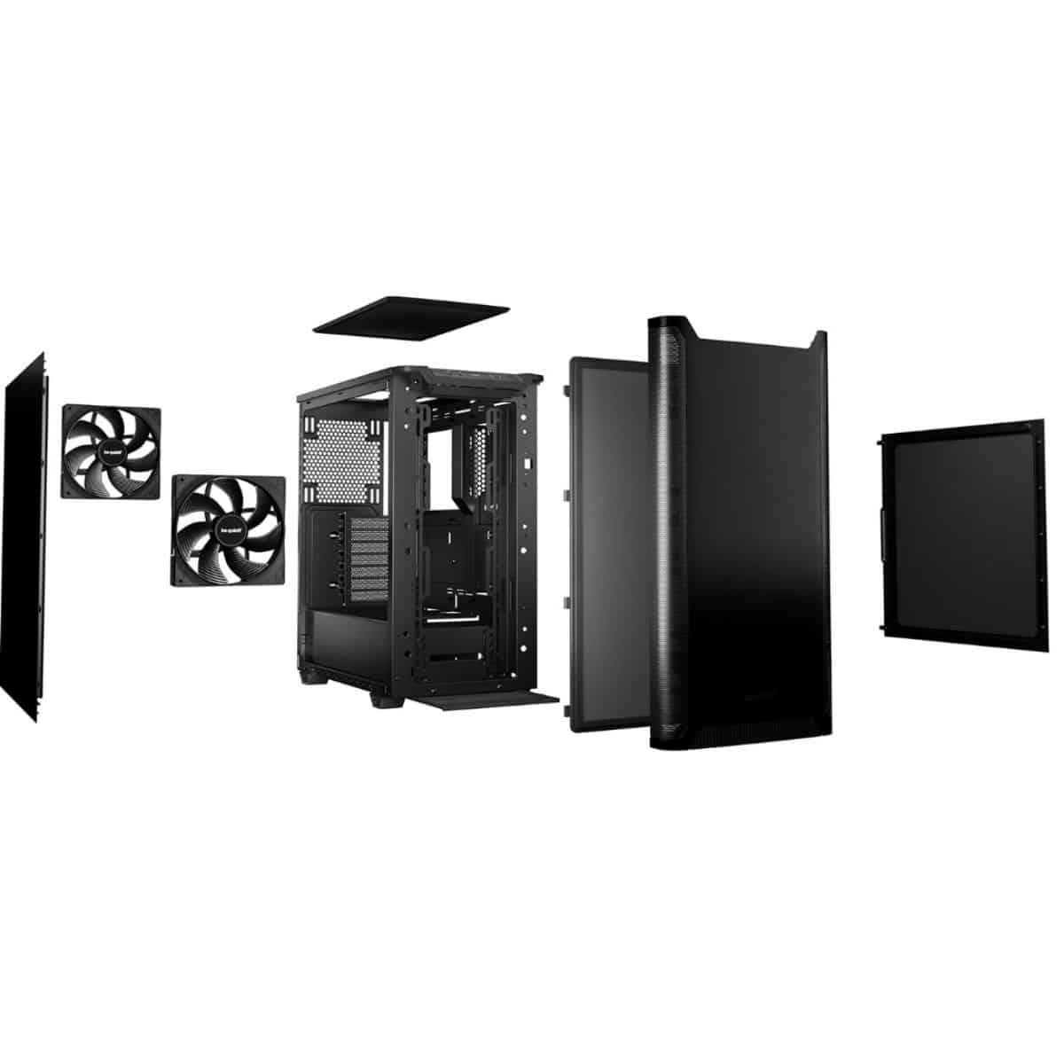 Gabinete Gamer be quiet! Pure Base 501 Cómodamente compacto