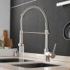 Grifo Flexible Para Cocina Mesada con Cuello Móvil Plateado