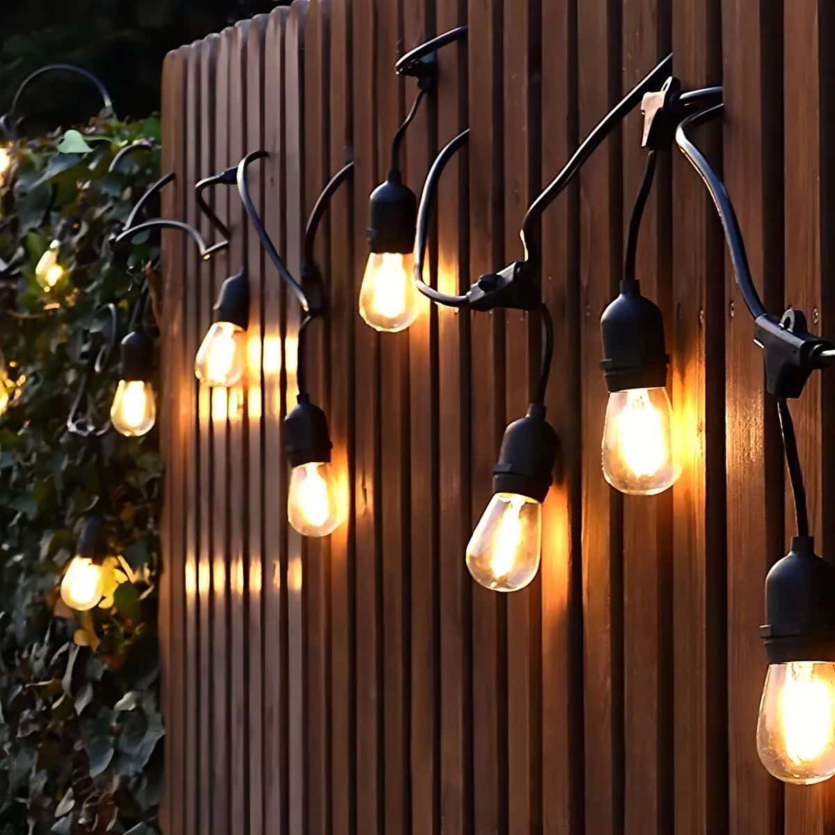 Guirnalda Guia De Luces Patio Jardín Luz Calidad Led Luces Amarillo