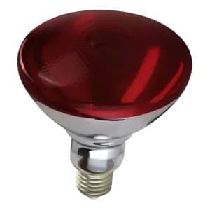Lámpara de fisioterapia infrarroja 250 W, rosca E27 luz roja