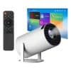 Mini Proyector Portátil Wifi Bt Control Remoto Color Blanco