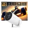 Mini Proyector Portátil Wifi Bt Control Remoto Color Blanco