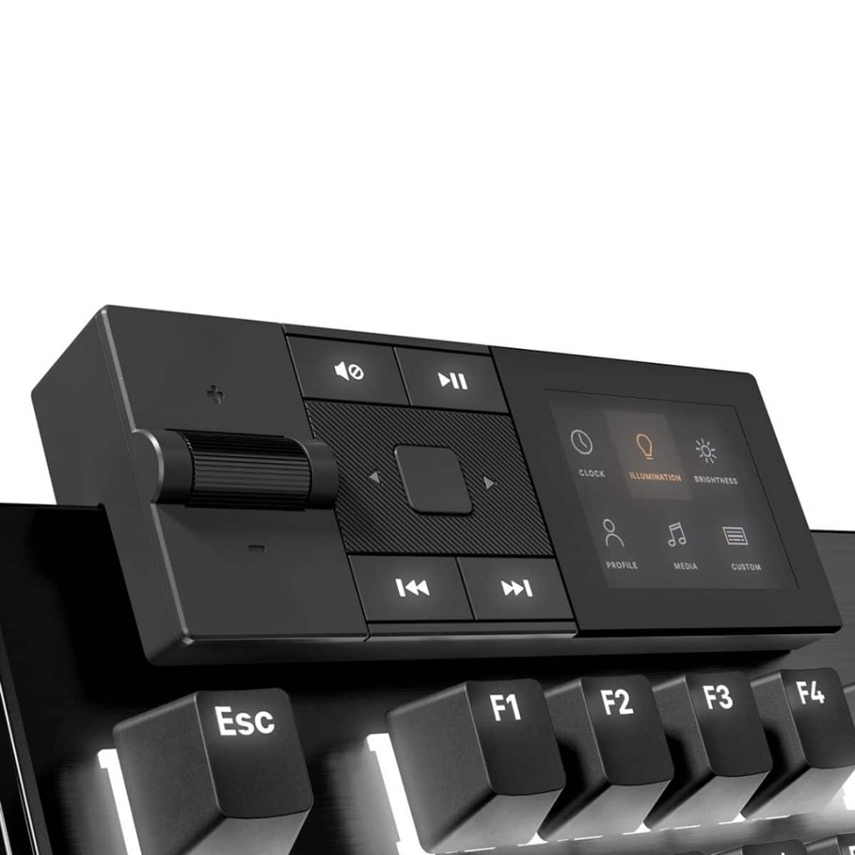 Teclado Gamer be quiet! Dark Mount Silent Linear Modular RGB