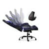 Silla Gamer Lumax Modelo Rom Super Oferta negro/azul-Gaming