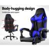 Silla Gamer Lumax Modelo Rom Super Oferta negro/azul-Gaming