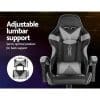 Silla Gamer Lumax Modelo Rom Super Oferta negro/gris -Gaming
