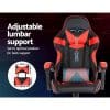 Silla Gamer Lumax Modelo Rom Super Oferta negro/rojo -Gaming