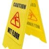 Cartel De Piso Mojado Prevención Atención - Seguridad Vial