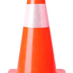 Cono Reflectivo Vial Semi Flexible 30cm - Seguridad Vial