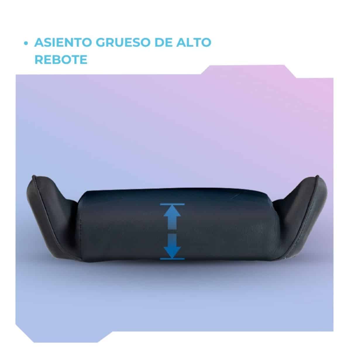 Copia - Silla Gamer SHOT-2025 Ergonómica Reclinable Con Apoyapiés Y Masajeador Negra/Roja
