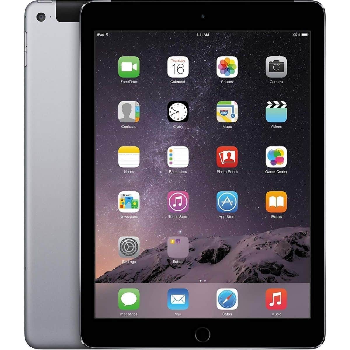 Copia - Tablet IPAD Air 2 9.7" 16GB Wifi Space Gray - MGL12LL/A - A1566 - Reacondicionado