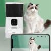 Dispensador Para Mascotas Automático Con Cámara Y Micrófono