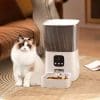 Dispensador Para Mascotas Automático Con Cámara Y Micrófono
