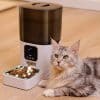 Dispensador Para Mascotas Automático Con Cámara Y Micrófono