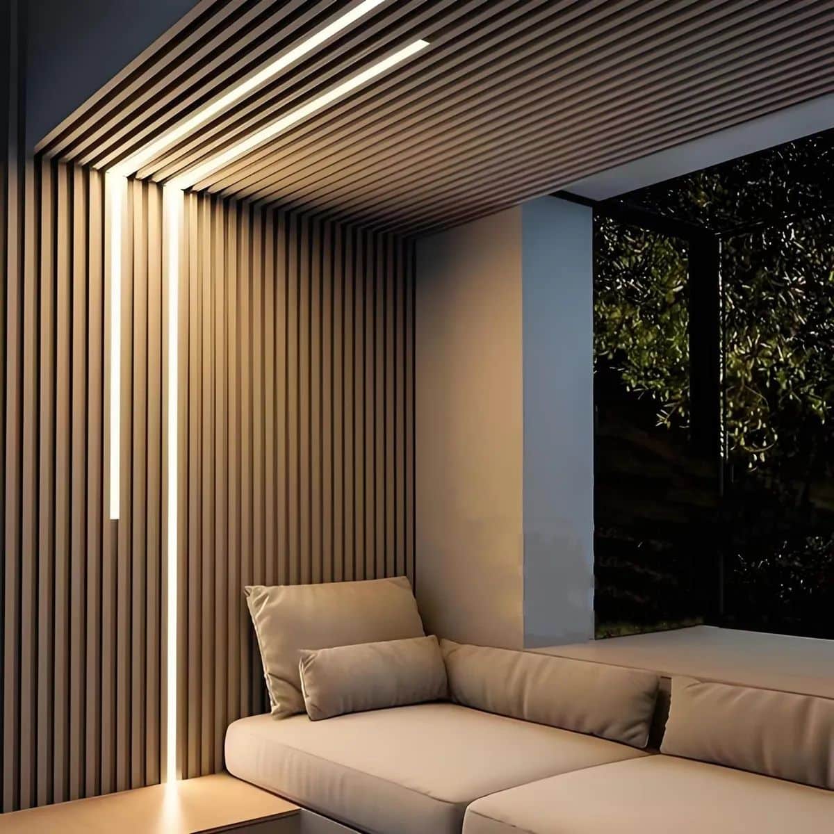 Luz Led NEUTRA Para Wpc Encastre, Luz De Wpc Panel 1 Metro