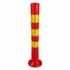 Poste Vial Bolardo Naranja 3 Cintas Reflectivas 75Cm 1.25Kgs