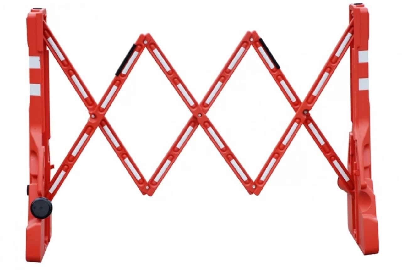 Valla Extensible Seguridad 2.5 mts Altura 97cm, Ancho 38cm